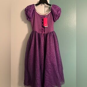 Rapunzel purple sparkling dress for 10year old or size 14/16 girl